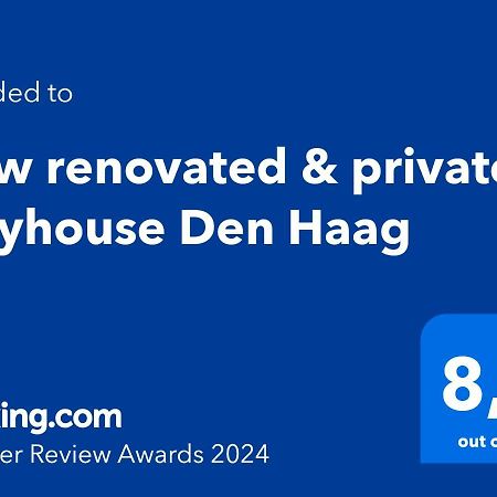 Renovated & Private Tinyhouse Den Haag Short Stay Appartment Exterior foto